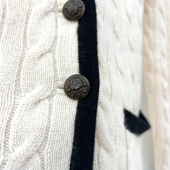 Brunello Cucinelli Cashmere Fitted Knit Cardigan Blazer Jacket Cream Medium - Picture 5 of 11